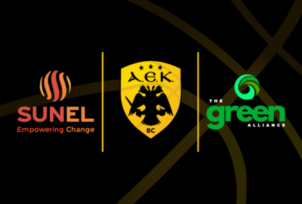 SUNEL, Platinum Sponsor on AEK BC’s Jersey
