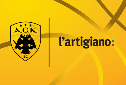 Η l’artigiano στο πλευρό της ΑΕΚ BC