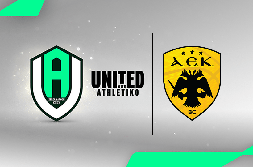 Η ΚΑΕ ΑΕΚ στηρίζει τη δράση United with Athletico Η ΚΑΕ ΑΕΚ στηρίζει τη δράση United with Athletico